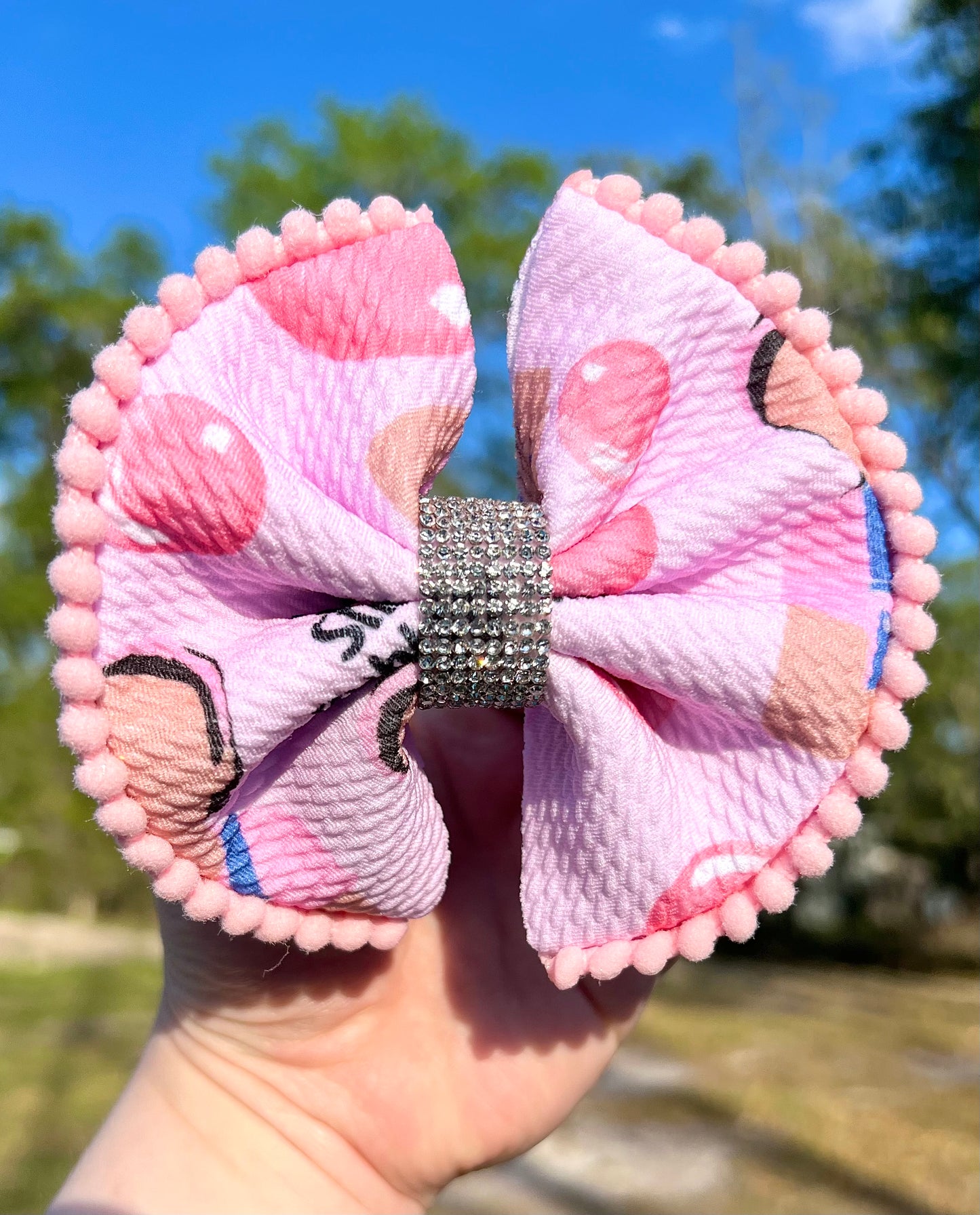 4” Ms. Rachel Boujee Bow w/ Alligator Clip