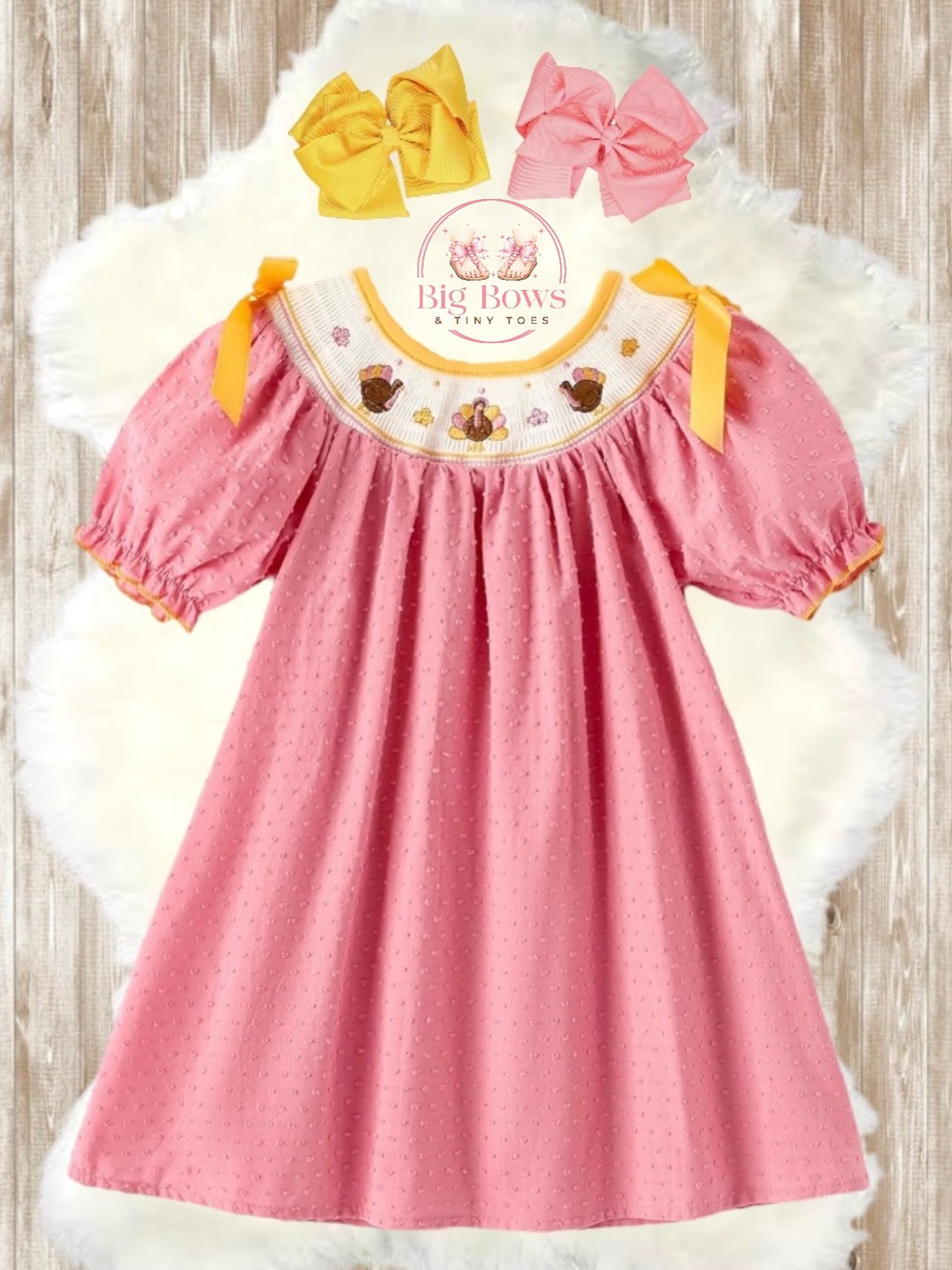 Smocked Thanksgiving Dress
