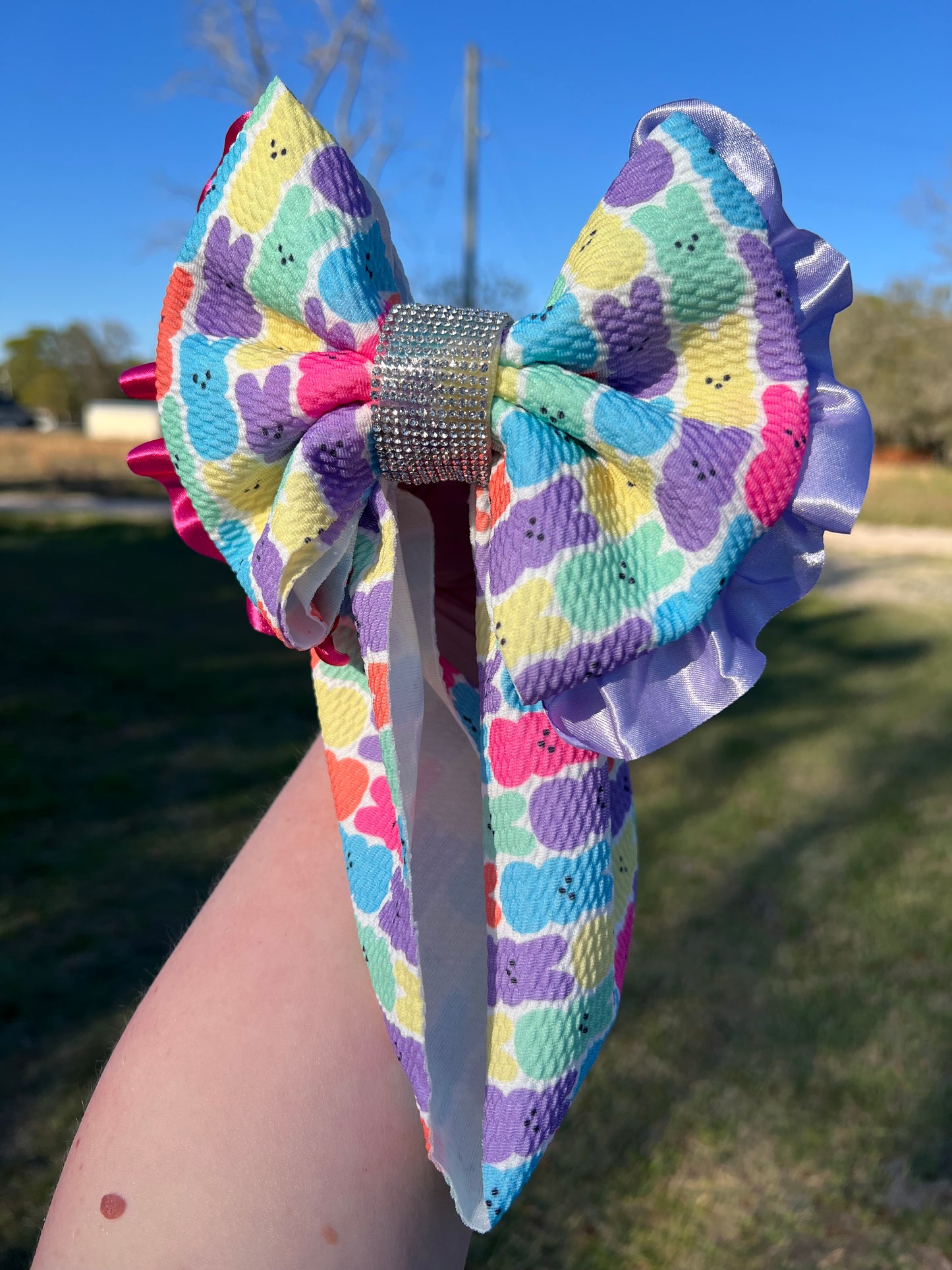 Vibrant Peeps Boujee Bow Headwrap