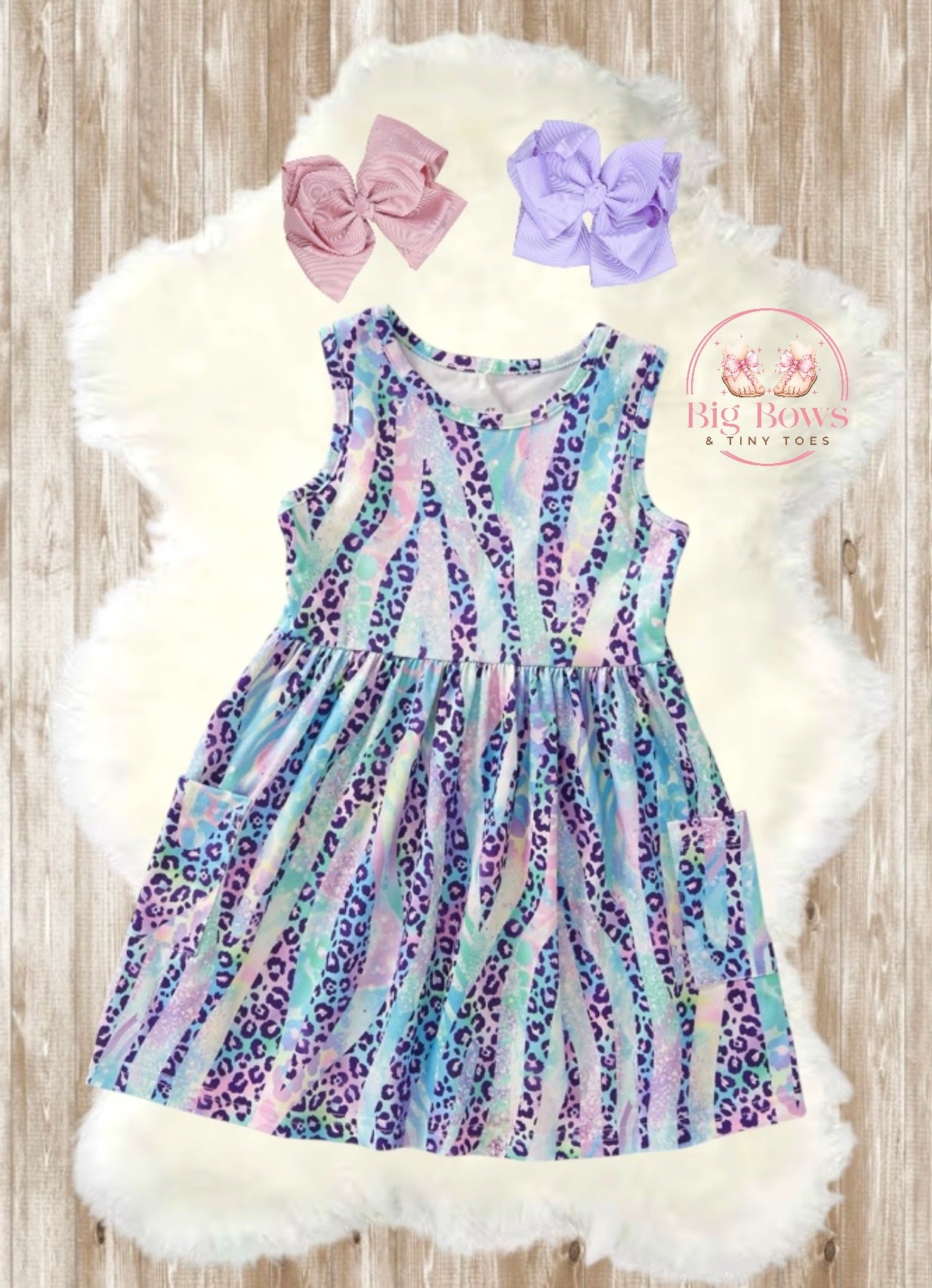Safari Shimmer Dress