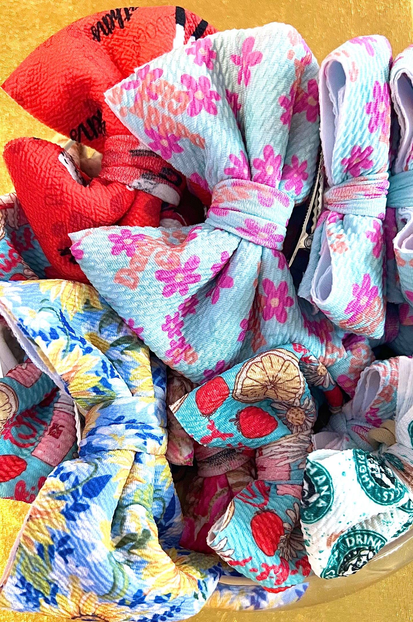 Simple Fabric Bows