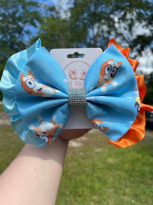 6” Cotton Bluey Bow