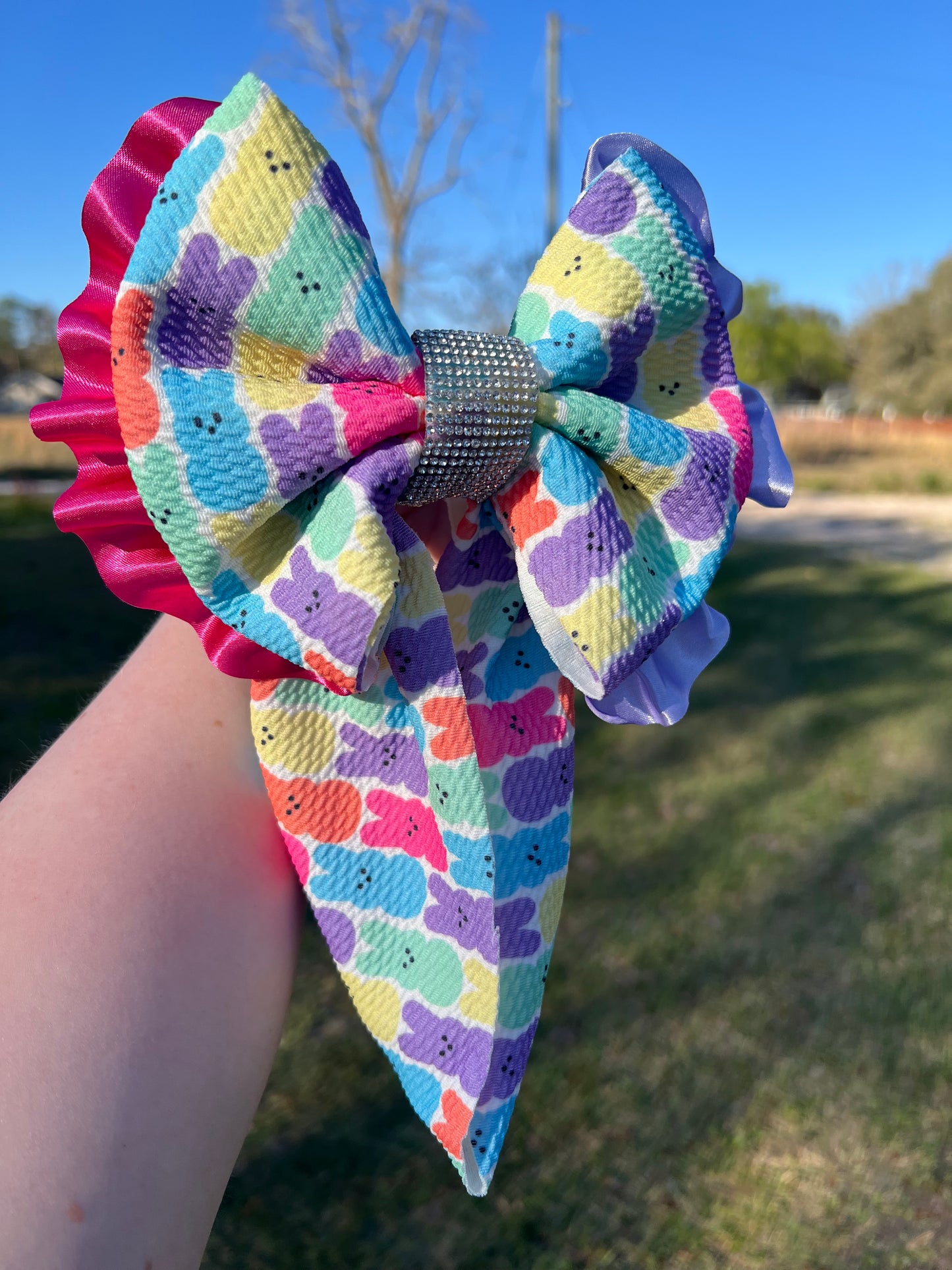 Vibrant Peeps Boujee Bow Headwrap