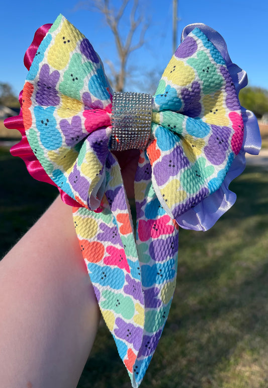 Vibrant Peeps Boujee Bow Headwrap