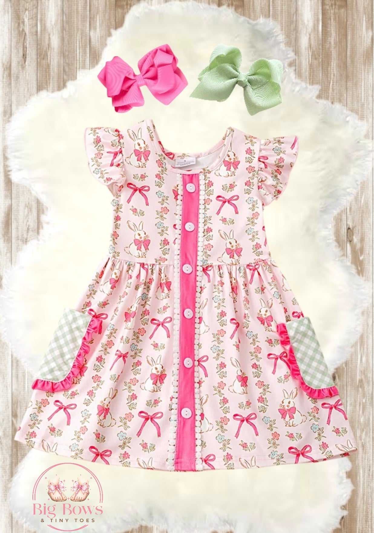 Easter Bunny Pocket Dress