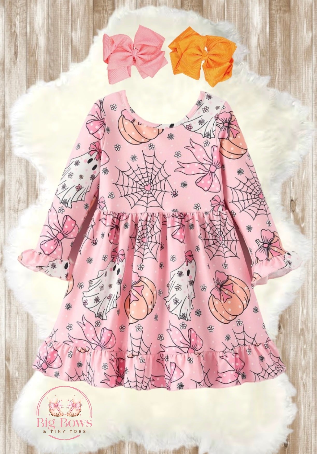 Spooky In Pink Halloween Dress
