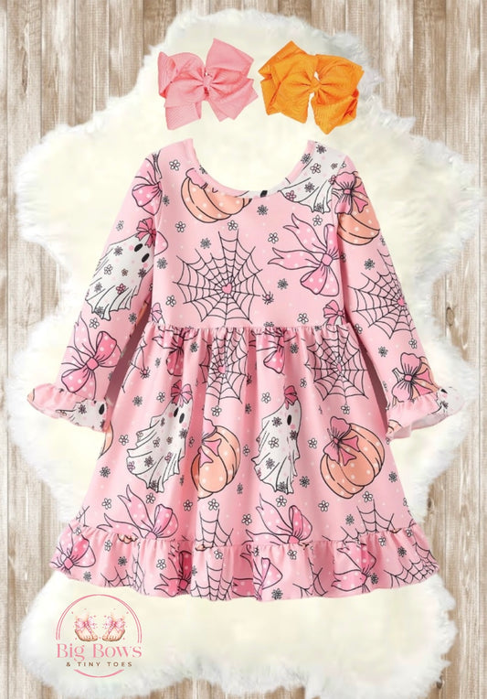 Spooky In Pink Halloween Dress