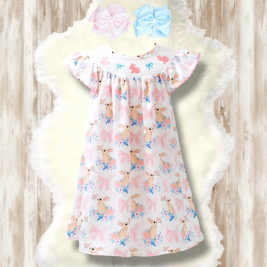Smocked Bunny Dress