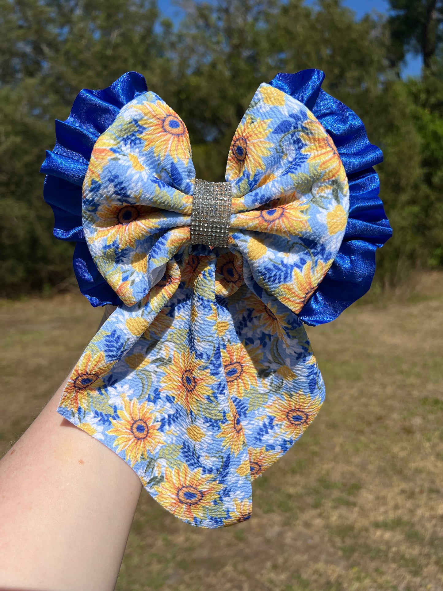 Sunflower Sailor Boujee Bow