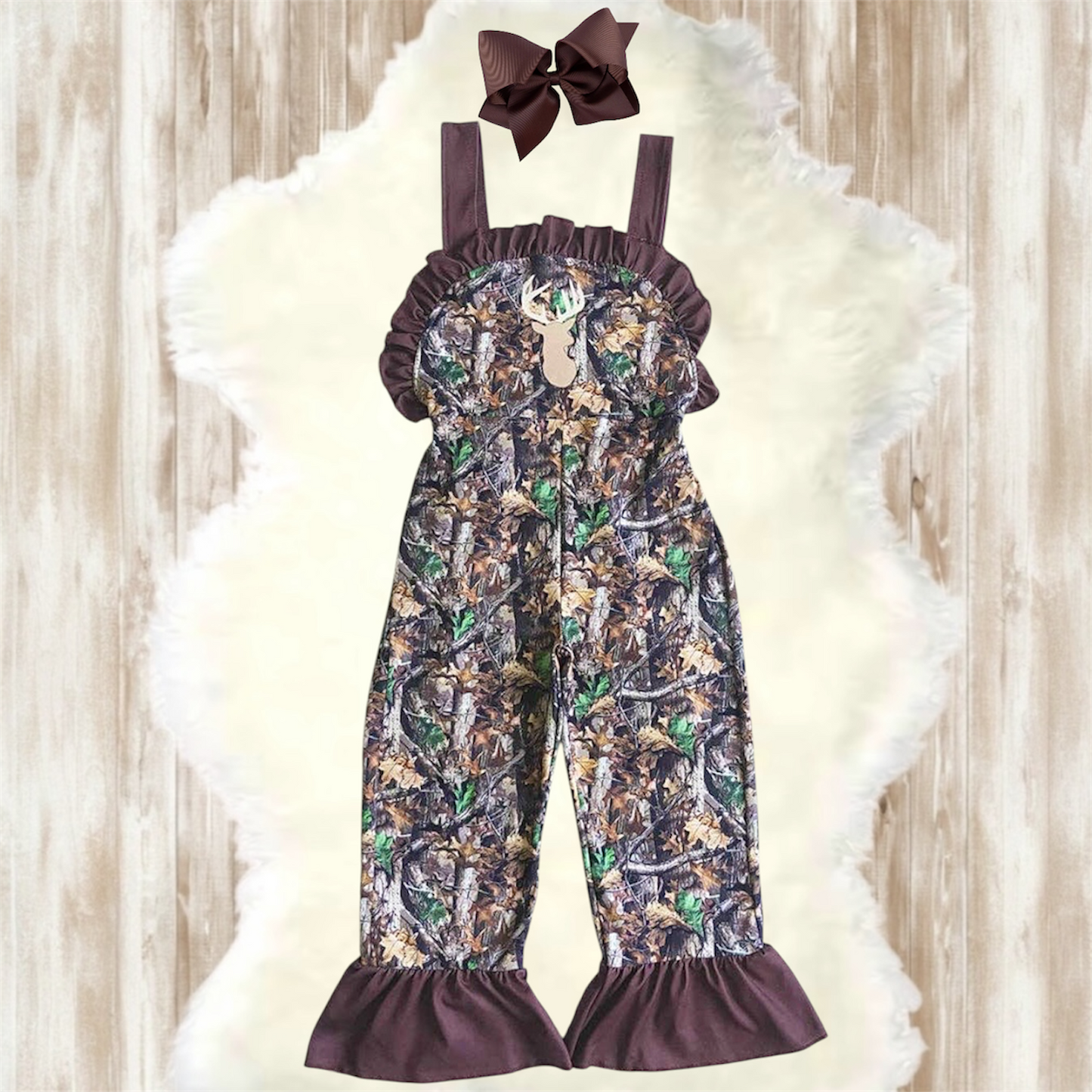 Mossy Oak Camo Deer Jumpsuit